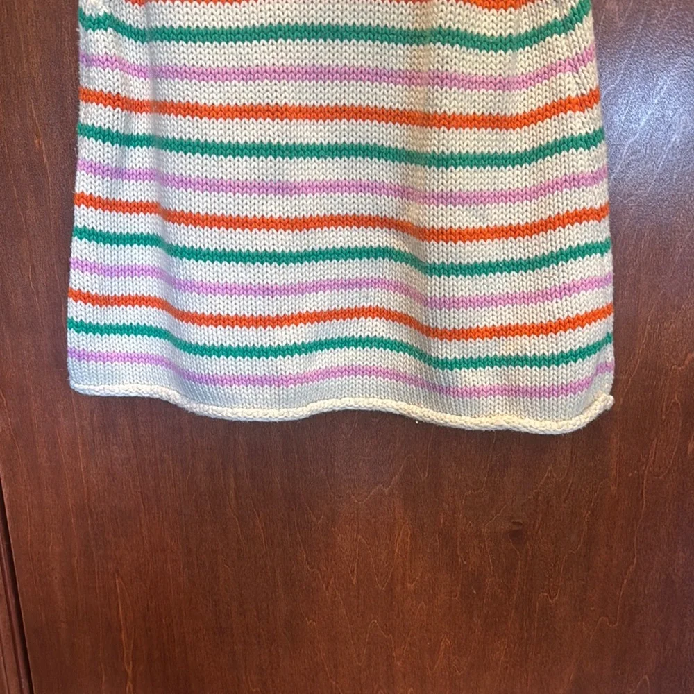 Zara Multicolor Striped Knit Tank - Picture 4 of 5